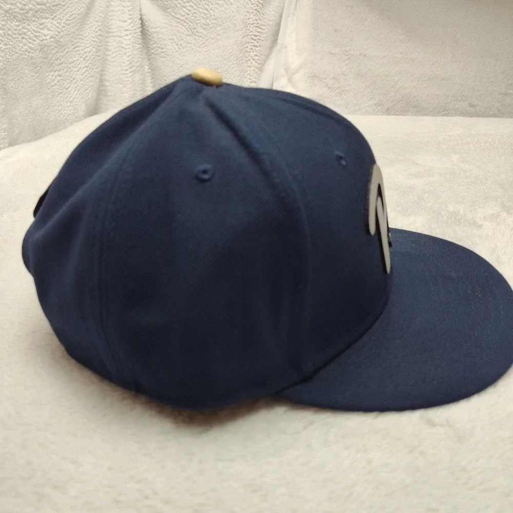 Pitt Panthers Nke Hat Cap Snap Back Mens‎ Blue Polyester Twill NCAA Football